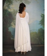 Blooming White Chikankari Anarkali Dress With Georgette Dupatta &amp; Bottom  - $57.00+