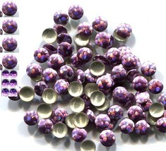 HOLOGRAM Round Nailheads ICE PINK  2mm Hotfix     2 Gross  288 Pieces - $5.79