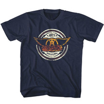 Aerosmith Boston 1973 Kids T Shirt Vintage Logo Rock Band Album Tour Merch - £20.84 GBP