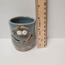 Funny Face Pot, Candle Holder Planter, Egg Separator, Tunnel Mountain NC Pottery image 10