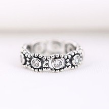 Genuine 925 sterling Silver Her Majesty CZ Ring Compatible For Women Engagement  - £20.18 GBP