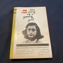 The Diary of a Young Girl Anne Frank Intro Eleanor Roosevelt (1965) VTG Bin 16B - £7.10 GBP