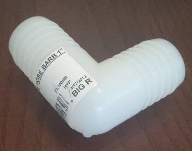 EL100HB 1&quot; Elbow Hose Barb-Brand New-SHIPS N 24 HOURS - $7.80