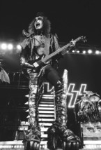 Gene Simmons KISS Band 24 x 36 Black &amp; White Borderless &#39;77 - &#39;78 Custom... - £35.39 GBP