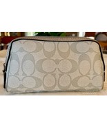 Coach Signature Cosmetic Domed Toiletry Makeup Zip Top Travel Case - €24,91 EUR Coach Signature Cosmetic Domed Toiletry Makeup Zip Top Travel Case - €24,91 EUR