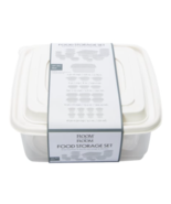 Food Storage Set 42-Piece New White - $200.52 MXN