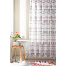 Wild Sage™ 72-Inch x 72-Inch Chloe Clip Jacquard Multicolor Shower Curtain - £15.65 GBP