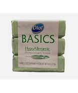 Dial Basics Hypoallergenic Bar Soap Full Size 3 Pack New DISCONTINUED - $54.35 CAD