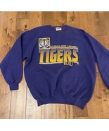 Vintage LSU Tigers Louisiana State University Sweatshirt Sweater Size XX... - $75.22 CAD