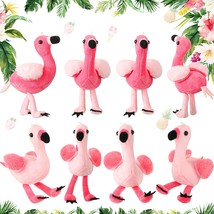 8 Pieces 6 Inch Mini Stuffed Flamingo Plush Toys Small Stuffed Flamingo Plush fo - £22.36 GBP