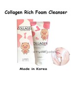Lunes Collagen Natural Rich Foam Cleanser Cleansing Foam "Made in Korea" - $9.89