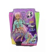 Barbie Doll Extra #10 Floral Print Jacket Jogger Set DJ Mouse Pet Flexib... - £14.84 GBP