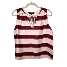 Banana Republic Factory Striped Blouse Size XS Sleeveless NWT Office Vac... - $14.99