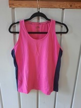 LRL Ralph Lauren Athletic Cotton Stretch Jersey Knit Racerback Tank Top Sz L - £9.30 GBP