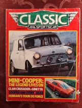 Rare Classic And Sportscar Magazine March 1984 Mini Cooper 500 Ferrari Saab - £12.70 GBP