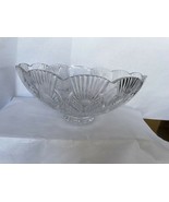 Waterford Crystal Peacock Bowl Center Piece 13&quot; Signed - $382.36 CAD