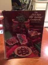 Beta Sigma Phi 1987 Holiday Cookbook  cook book recipes spiral softcover vintage - £24.10 GBP