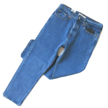 NWT Levi&#39;s Wedgie Straight in Jive Stonewash Stretch Denim Crop Jeans 29 - £40.34 GBP