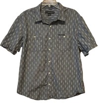 US Polo Assn Men Short Sleeve Regular Fit Casual Shirt Size XL Blue Gray - $14.80