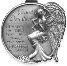 15686 Granddaughter Guardian Angel Visor Clip Accent, 2-1/2-Inch, Grey - $18.32