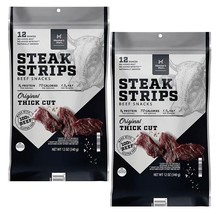 2 Packs Member&#39;s Mark Beef Steak Strip Original Extra Thick Cut  12 oz - $34.90