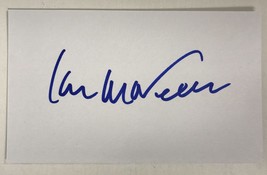 Ian McKellen Autographed Signed 3x5 Index Card - HOLO COA - $49.99