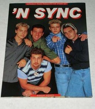 N SYNC Softbound Book By Adams Vintage 1998 Omnibus UK Justin Timberlake - $34.99