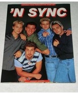 N SYNC Softbound Book By Adams Vintage 1998 Omnibus UK Justin Timberlake - £26.47 GBP