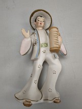 Vintage Handpainted Ucagco Bisque Musician Figurine Japan - £11.01 GBP