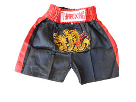 M KIDS Muay Thai Boxing Shorts Pants MMA Kickboxing unisex Workout Drago... - $17.99