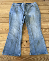 Candace Cameron Bure NWOT Women’s Kick Flare ankle jeans size 18WP Blue AM - £27.19 GBP