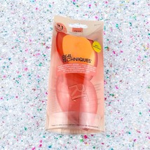 REAL TECHNIQUES MIRACLE COMPLEXION SPONGE + TRAVEL SPONGE CASE FACE 0171... - $12.38