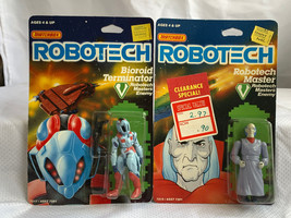 1985 Matchbox Robotech "Bioroid Terminator & Robotech Master" In Blister Packs - $29.65