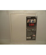 Pioneer Photo Album With 100 Magnetic Pages Photo Safe - NEW SEALED- WHITE - £20.56 GBP