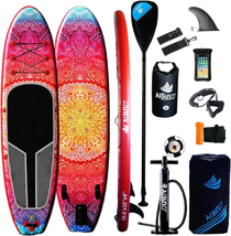 10Ft / 10.6Ft All around Board Premium Isup，Yoga Board with Durable SUP Accessor - £277.60 GBP