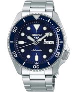 NEW Seiko 5 Sports SRPD51 Men&#39;s Analog Automatic Blue Dial 42.5mm Case W... - £192.65 GBP