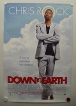 DOWN TO EARTH 2001 Chris Rock, Regina King, Mark Addy, Eugene Levy-One Sheet - £15.54 GBP