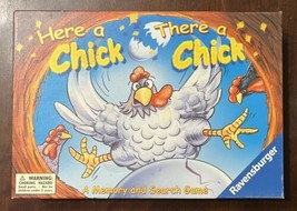 Ravens burger Here a Chick There a Chick  Memory Search Game Ages 4+  COMPLETE - $13.41