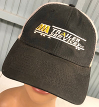 AAA Trailer Services Big Rig Discolored Distressed Snapback Baseball Cap Hat - £11.49 GBP