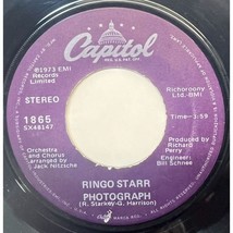 Ringo Starr Photograph / Down and Out 45 Rock Capitol 1865 - $10.99