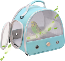 Bird Travel Cage, Portable Small Bird Parrot Parakeet Carrier with Stand... - $25.02