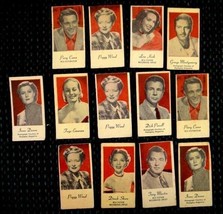 Lot Peerless Wghg ACTOR/ACTRESS Card Cigarette Movie - £62.75 GBP