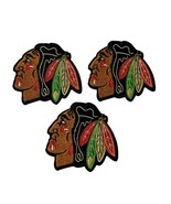 Chicago Blackhawks NHL Team Logo Embroidered 3in Iron / Sew-On Patch Lot... - $23.31 CAD