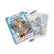 Royal &amp; Langnickel Painting by Numbers A4 Size Bath Time Friends Designe... - $16.00