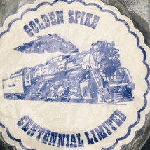 1969 Sealed Pack of 10 Golden Spike Centennial Limited Paper Doilies Coa... - $13.99