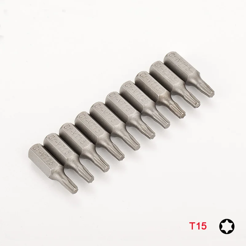 10 or 8pcs Torx Screwdriver Bit Set 1/4 Hex Shank  T8 T10 T15 T20 T25 T3... - $163.98