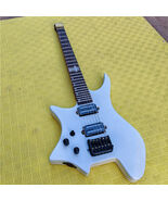 White 6 Strings Left Handed Headless Electric Guitar,Mahogany Body  SD828 - $279.00
