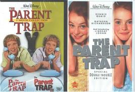Parent Trap Trilogy: Disney&#39;s Haley Mills 1-2 &amp; Lindsay Lohan Remake- New 2 Dvd - £23.21 GBP
