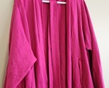 Dreams + Co Robe, Wrap Long-Sleeve Side Pockets, Pink, Women&#39;s 3X 30/32 - $18.99