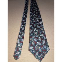 Abstract Paisley Vintage Men&#39;s Silk Tie, 1940s 1950s, WPL 9116 Necktie, ... - $14.85